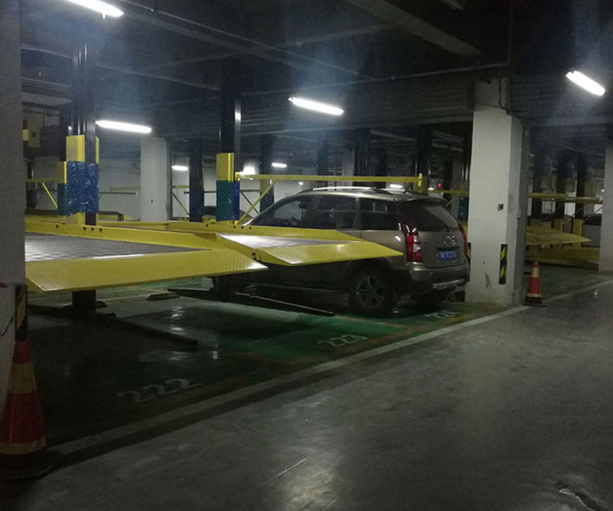 興文室內機械立體車庫安裝