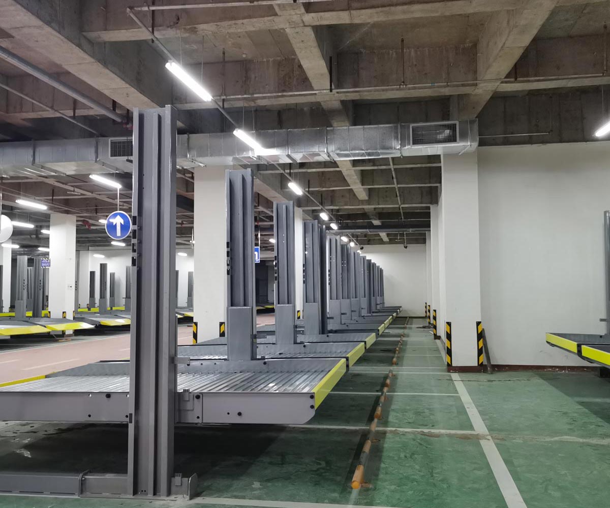 滎經PJS601-27雙層四柱立體車庫地基要求及安裝注意事項